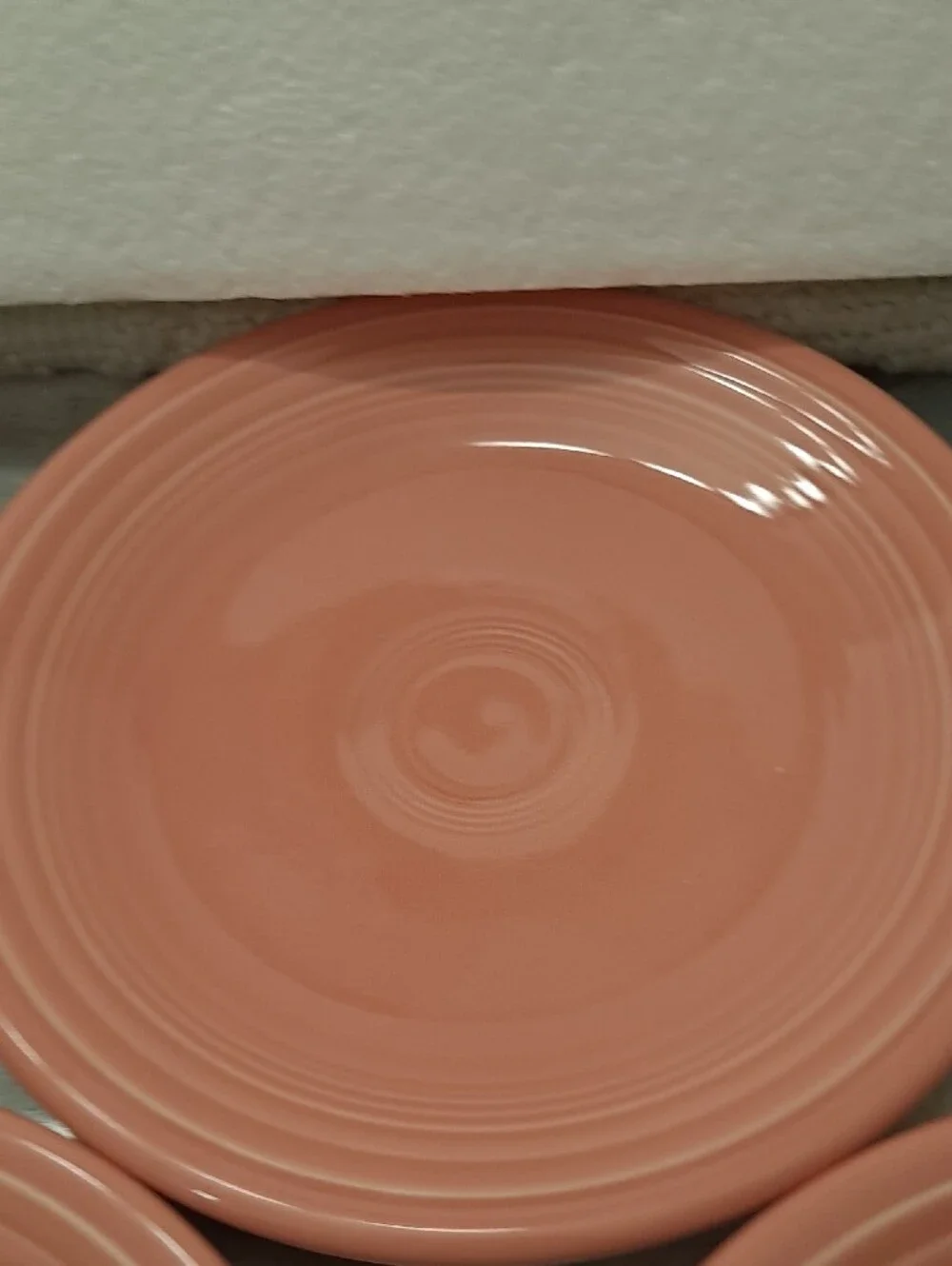 Homer Laughlin  FIESTA Coral Pink Dessert Plates and Bowls Set